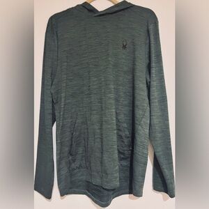 Spyder Charcoal Gray Knit Sweatshirt